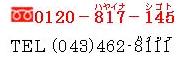 0120|817(nCi)|145(CCVSg)
TEL (043)462-8111(nCbe)